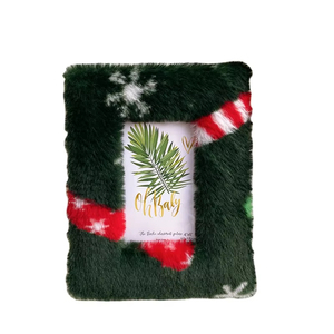 Manufacturers Wholesale Cute Christmas Style <b>Square</b> Plush Desktop Stand Photo <b>Frames</b> - Product Image 1