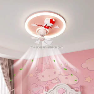 Lumière de plafond LED pour chambre d'enfant, protection oculaire, spectre <span class=keywords><strong>complet</strong></span>, design mignon, moderne, simple, créatif, <span class=keywords><strong>dessin</strong></span> <span class=keywords><strong>animé</strong></span>, panda <span class=keywords><strong>rouge</strong></span>, lapin - Product Image 4