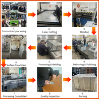 Service de fabrication sur mesure de pièces embouties en tôle OEM, supports de montage en acier au carbone, découpe laser, pliage, revêtement en poudre