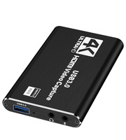 Tarjeta de captura de vídeo 4K USB 3,0 HDMI, compatible con grabador de vídeo HD 1080P 60fps para captura OBS, tarjeta de juego, cámara de PS4 en vivo