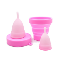 Juego de Copas Menstruales Reutilizables Modelo zysp, Copas Menstruales de Silicona de Grado Médico Más Confiables
