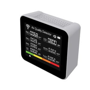 Monitor de Calidad del Aire Inteligente WIFI Tuya 20 en 1, <span class=keywords><strong>Detector</strong></span> de CO2 Interior, <span class=keywords><strong>CO</strong></span>/CO2/TVOC/HCHO/PM2.5/PM1.0/PM10/Temperatura/Humedad - Product Image 1