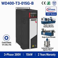 Variateur de fréquence industriel HYTECON 20HP 15kW triphasé 380V-480V pour compresseur d'air et concasseur