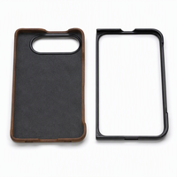 Étui en cuir Crazy Horse de qualité supérieure pour iPhone Duo, magnétique, personnalisé, antichoc, avec cadre avant transparent HD, vente en gros