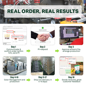 Nhôm Zip khóa túi nhựa bao bì cấp thực phẩm cá nhân <span class=keywords><strong>doypack</strong></span> túi thực phẩm bao bì bột gói túi trà - Product Image 3