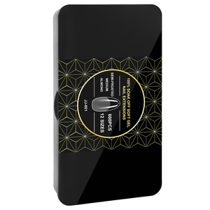 Unghie Finte <span class=keywords><strong>Gel</strong></span> X Trasparenti a Copertura Totale, Sottili e Lunghe, con Tacco Alto, Morbide, in <span class=keywords><strong>Gel</strong></span>, Misura XS - Product Image 4