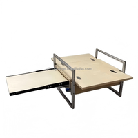 Banc de travail rétractable pour coffre de voiture LB Design & R&D, étagère de rangement pour voiture, table pliante pour pique-nique en plein air, étagère télescopique pliante pour voiture