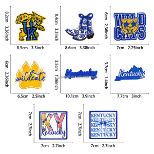 <span class=keywords><strong>Kentucky</strong></span> Temalı İşlemeli Yamalar, Wildcat, KY, Botlar ve Eyalet Tasarımları, Moda Projeleri için Özelleştirilebilir Ütüyle Yapıştırılan Yamalar - Product Image 2