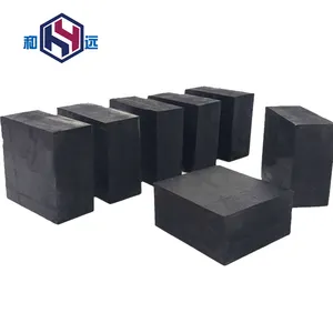 Almofadas de borracha de absorção de choque para pontes, blocos de absorção de choque pretos de alta elasticidade, almofadas de borracha industriais