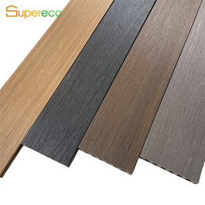 New 18 mét chịu nước PVC nhân tạo Hollow Composite decking WPC không thấm nước co-ép đùn gỗ dễ dàng bấm vào hạt gỗ ngoài trời - Product Image 1