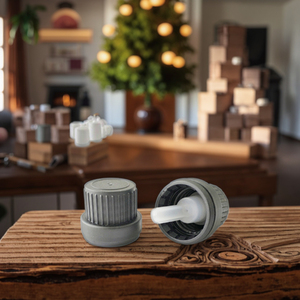 Euro 18mm đen nhựa nắp ống nhỏ giọt làm xáo trộn hiển nhiên pilfer bằng chứng vít chèn cho chai dài ống nhỏ giọt chèn - Product Image 6