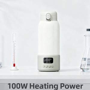 Calentador de leche de 500ML, 16000mAh, 100 ℃, calentador eléctrico de biberones de viaje Usb para bebés, biberones inteligentes para bebés, biberón de fórmula para leche para bebés - Product Image 2