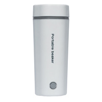 Bouilloire électrique portable 350 ml avec arrêt automatique, chauffe-eau de voyage CE/FDA, pour la maison, l'hôtel, le bureau, chauffe rapide, design anti-fuite