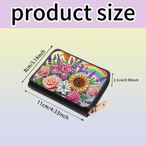 Diamant Peinture <span class=keywords><strong>Tournesol</strong></span> Portefeuille 5D DIY Artisanat Sac - Product Image 4