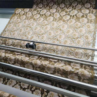 Divers modèles de dentelle africaine en velours guipure pour robe de mariée/soirée