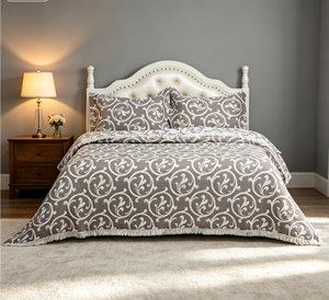 Cubrecamas Modernos de Lujo para el Hogar, 100% Algodón, Tamaño Doble, Ecológicos, Personalizados con Jacquard - Product Image 5