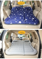 Matelas de voyage pliable pour voiture, matelas gonflable pour siège arrière de SUV, lit gonflable monté sur le coffre, gonflage manuel, tissu PVC Oxford