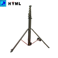 HYML Trépied en alliage d'aluminium avec roues de levage AKZL8-150-2400-12000 pour éclairage extérieur portable, photographie, surveillance et mesure