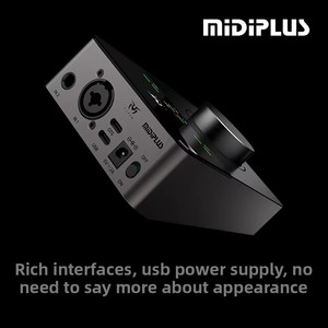 <span class=keywords><strong>Carte</strong></span> <span class=keywords><strong>son</strong></span> USB professionnelle Midiplus TITANQ3 <span class=keywords><strong>4</strong></span> <span class=keywords><strong>entrées</strong></span> <span class=keywords><strong>4</strong></span> sorties pour l'enregistrement de chant/dubbing, interface audio plug-and-play - Product Image 2
