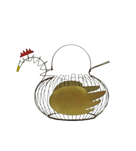 Nouveau design de stockage de légumes et de fruits pour la cuisine à domicile, grande vente, support de stockage d'oeufs, organisateur, panier à oeufs de poulet en métal - Product Image 2