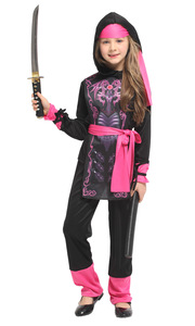 <span class=keywords><strong>Disfraz</strong></span> de Dragón <span class=keywords><strong>Ninja</strong></span> para Niños y Niñas, Camisa de Manga Larga y Pantalones, Traje de Guerrero Samurai, <span class=keywords><strong>Disfraz</strong></span> de Halloween - Product Image 6