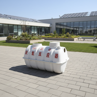 Fosse septique en FRP/SMC de 500 L/heure pour traitement biologique domestique