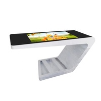 Table tactile interactive étanche tout-en-un 43 "55" Table de jeu de conférence multi-touch interactive intelligente pour PC