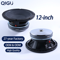 Haut-parleur de 12 pouces, bobine vocale de 100 mm, aimant en ferrite de 220 mm, caisson de basses professionnel, système audio, woofer médium-grave