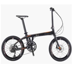 <span class=keywords><strong>SAVA</strong></span> Factory Wholesale Bicicleta plegable de fibra de carbono de 20 velocidades y 20 pulgadas con <span class=keywords><strong>marco</strong></span> plegable oculto de carbono T800 - Product Image 2