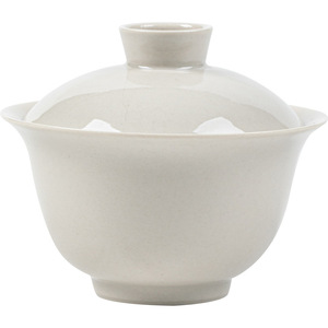 Guanlan Wood Ash Gaiwan Porcelain Handmade Round With Lid Kung Fu <b>Tea</b> <b>Set</b> - Product Image 5