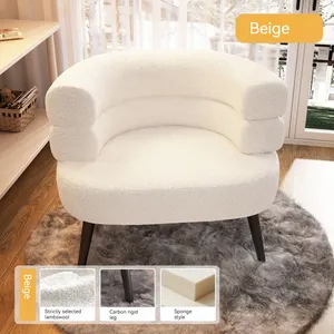 Nordic Living Room Chair Modern Chaises De Salon Sofa Chair Poltrona Home Single Arm Velvet Chair Sillones Living Room Furniture