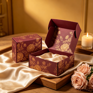 Caja de Cartón Corrugado Kraft para Envíos por Correo, Reciclable, Impresa Personalizada, para Ropa, en Oferta - Product Image 3