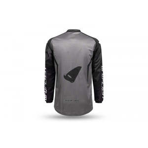 BAMBERG abbigliamento sportivo estivo da corsa maglia da Motocross traspirante in nero/grigio stampato tuta da corsa XL con nome della squadra - Product Image 2