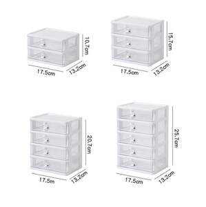 Phim Hoạt Hình Thỏ Ngăn Kéo Loại Máy Tính Để Bàn Lưu Trữ Hộp Nhựa Máy Tính Để Bàn Lưu Trữ Ngăn Kéo Nhỏ Bàn Tổ Chức Trang Điểm Tổ Chức - Product Image 6