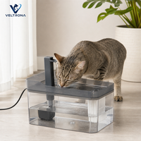 Fontaine à eau pour animaux de compagnie, distributeur automatique pour chat et chien, système de filtration à pompe silencieuse, sans acier inoxydable, vente en gros