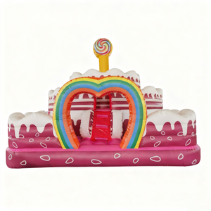 Castillo <span class=keywords><strong>Inflable</strong></span> con Temática <span class=keywords><strong>de</strong></span> Pastel, Castillo <span class=keywords><strong>Inflable</strong></span> para Jugar al Escondite, Trampolín para Niños para Fiestas <span class=keywords><strong>de</strong></span> Cumpleaños y Parques <span class=keywords><strong>de</strong></span> Diversiones - Product Image 3