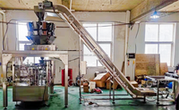 Máquina de Envasado Rotativa Automática para Bolsas y Sobres, Materiales Plásticos/Papel, Grado Alimenticio, Ecológica, Nueva