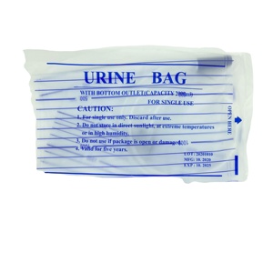 चिकित्सा वयस्क डिस्पोजेबल मूत्र एकत्रित बैग दुकान के बिना वाल्व - Product Image 1