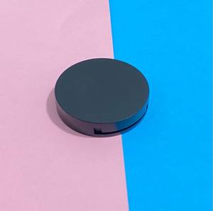 Boîte à cosmétiques <span class=keywords><strong>vide</strong></span> en plastique noir de 40mm avec miroir pour poudre libre Ombre à paupières rouge à lèvres Blush Emballage <span class=keywords><strong>Cartouche</strong></span> de plaque de couleur - Product Image 3