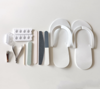 Kit de manucure jetable enveloppé individuellement Mini limes à ongles tampons bâtons en bois Salon maison pédicure Mani Kit