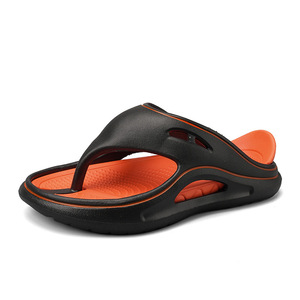 Thick Sole EVA <b>Flip</b> <b>Flops</b> <b>Orange</b> White Men's Summer Beach Shoes Comfortable Slip On Adult Size 39 40 41 42 43 44 - Product Image 5