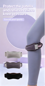 Sangle de genou ajustable pour rotule, double soutien de pression pour la course, le saut, le fitness, le sport et le soulagement des douleurs au genou - Product Image 3