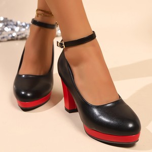 Bottes montantes à plateforme et talons hauts pour femme, grande taille, nouvelle collection printemps/été, tendance, imperméables, antidérapantes, à talon épais - Product Image 5