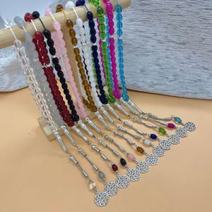 Adorno Tasbih árabe de punta única oración por Alá joyería vidrio musulmán Rosario árabe <span class=keywords><strong>Tasbeeh</strong></span> Eid al-fitr <span class=keywords><strong>Dhikr</strong></span> para adoración - Product Image 1