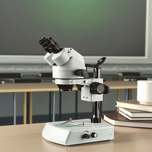 Microscopio estéreo binocular/<span class=keywords><strong>trinocular</strong></span> con configuración estándar de aumento de zoom continuo 7X-45X - Product Image 5
