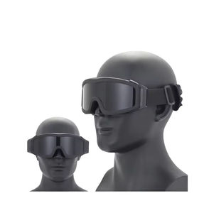 Lunettes de sport d'extérieur en matériau PC anti-impact, protection contre le vent et les UV400, avec 3 lentilles interchangeables pour le cyclisme et le tir - Product Image 3