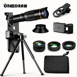 32X โลหะข้ามพรมแดนสำหรับ<span class=keywords><strong>โทรศัพท์</strong></span>มือถือ AF เลนส์เทเลโฟโต้ HD กล้องโทรทรรศน์หลอดเดียวทาง<span class=keywords><strong>ไกล</strong></span>ใช้ได้กับทุกรุ่น - Product Image 4