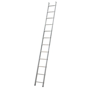 GIERRE AL235 Échelle industrielle pliante simple en aluminium moderne, 12 marches, modèle Singola - Product Image 1