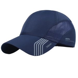 Casquette de baseball pour homme en polyester 100% à rayures, chapeau de soleil pour la pêche, la montagne, l'équitation et les activités de plein air - Séchage rapide - Product Image 1
