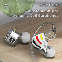 QKZ ODIN écouteur HIFI écouteurs basses lourdes moniteur Vocal interrupteur de réglage à 3 niveaux métal dynamique réduction du bruit casque de Sport intra-auriculaire
